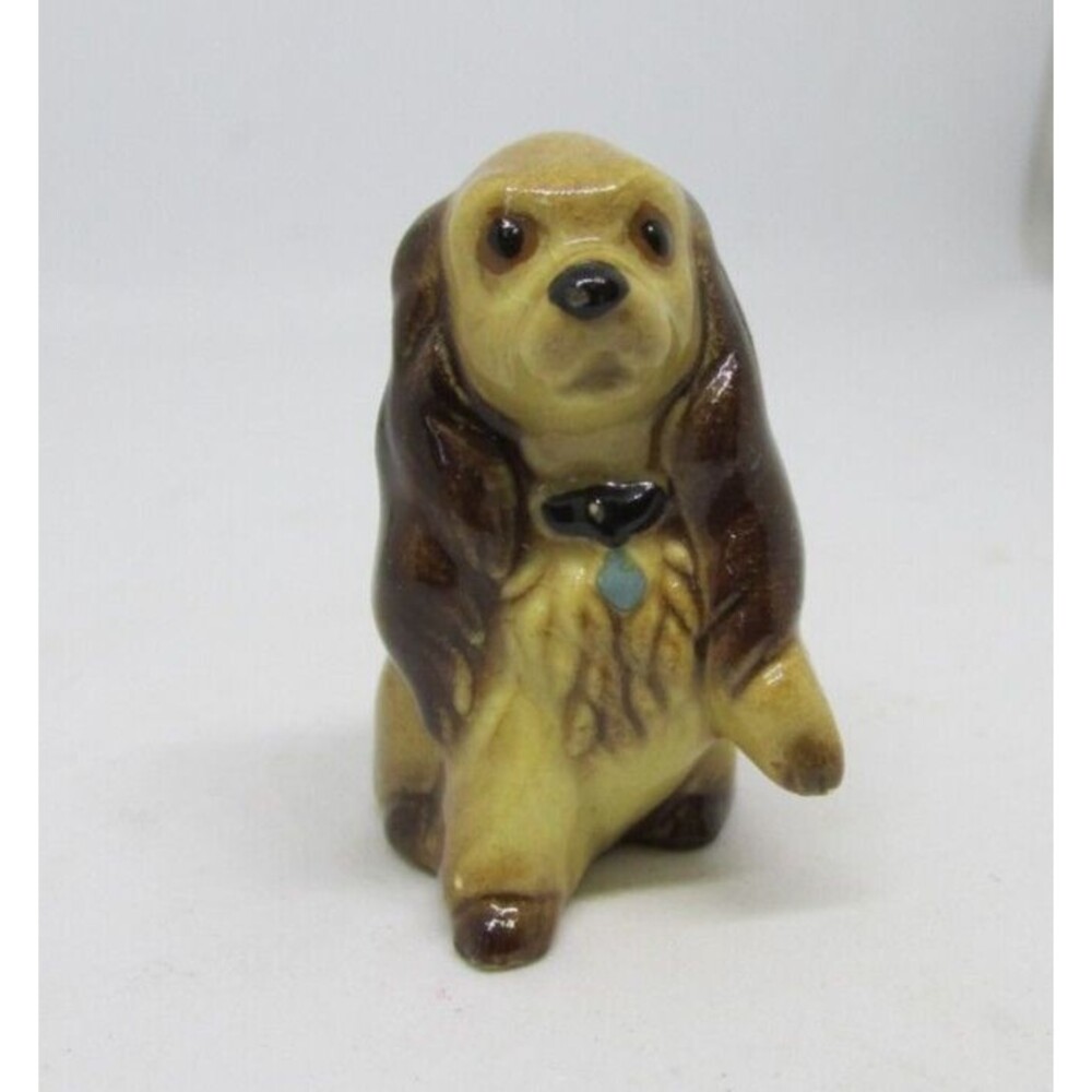 Hagen Renaker Cocker Spaniel Mama Miniature Figure Style A-090 Retired Dog Lady